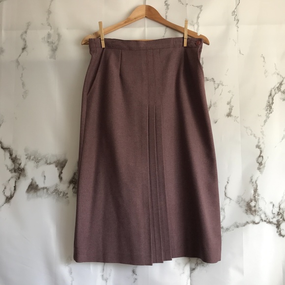 Vintage Haberdashery by Personal Polyester Skirt - Picture 6 of 9